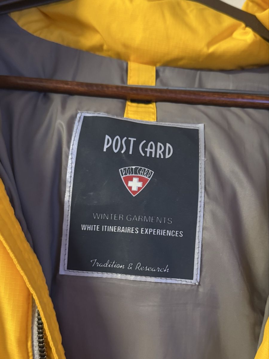Vestes: Winterjacke Post Card Gelb Grösse 50  – D'occasion à Schlieren par Freundlich02 2