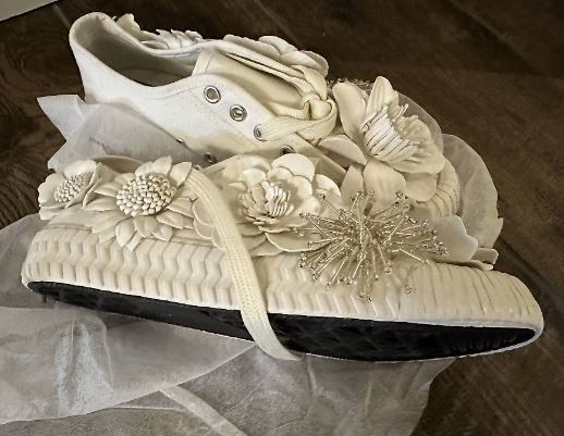 Scarpe da donna: Hochzeitsschuhe Grösse 37/38 – Nuovo (secondo la descrizione) da Wabern venduto da cha_t2db