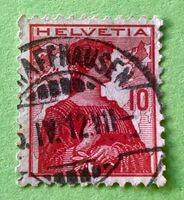  Nr.120 Brustbild der Helvetia mit Schwert GESTEMPELT    