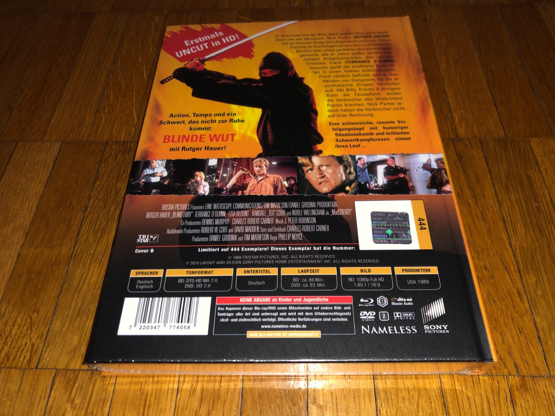 Alle DVDs: Blinde Wut - MEDIABOOK - B - UNCUT – Neu und originalverpackt aus Basel von havsok 1