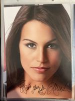 Original Autogramm von Amanda Ammann!