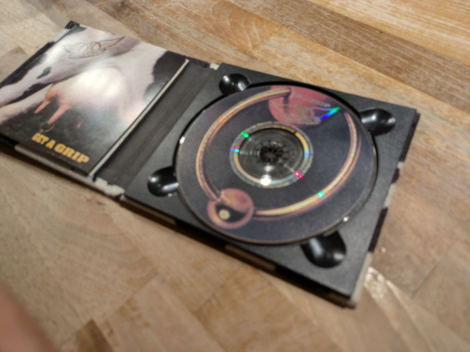 CD: CD Aerosmith "Get a grip" mit Fellhülle – Usato da Matten b. Interl venduto da simkli 3