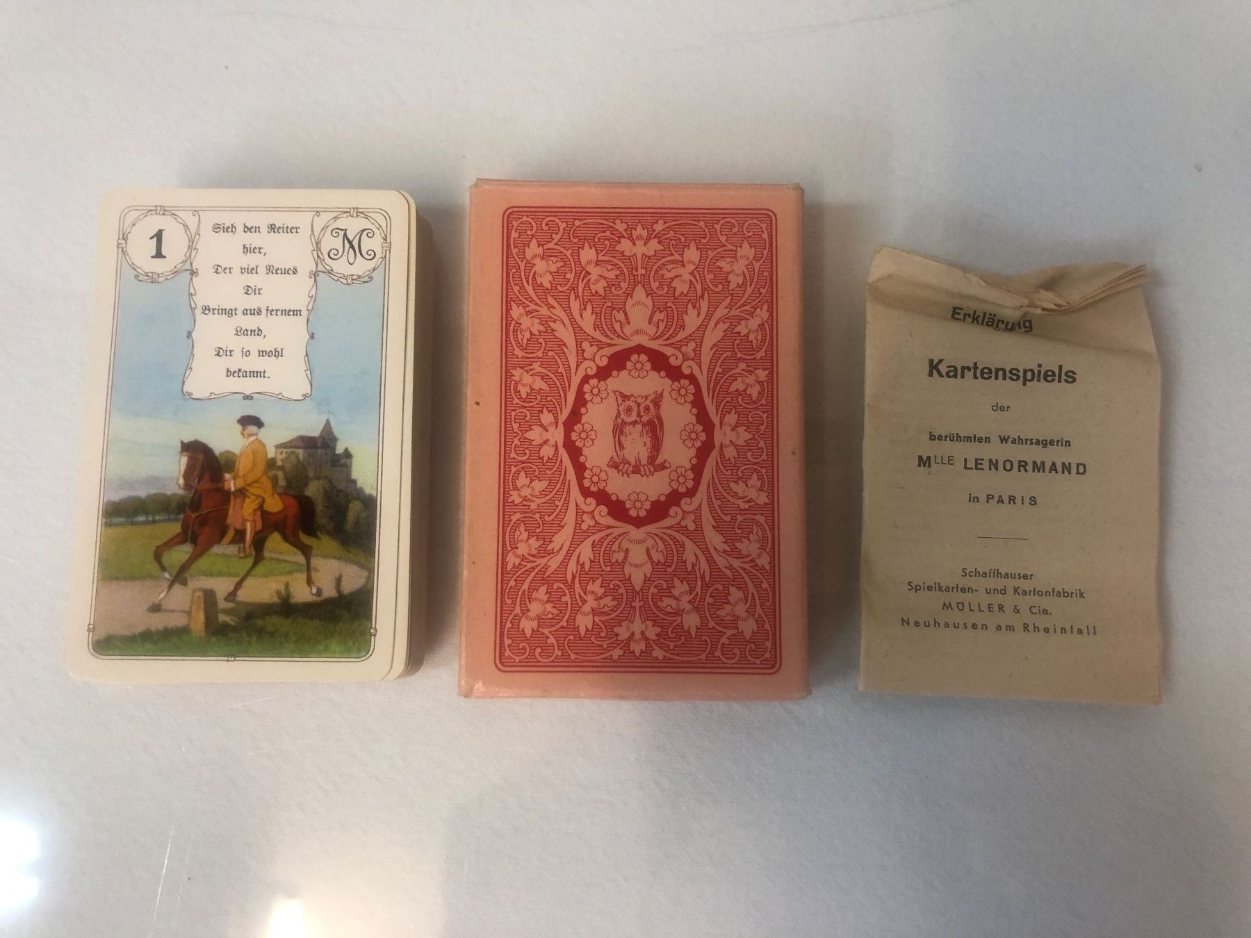 Giochi: Altes Wahrsagerset Lenormand No. 150 – Usato da Brunnen venduto da Allerwaren