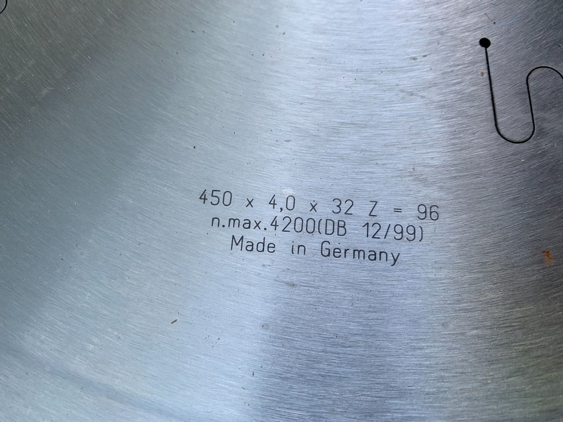 Seghe: Sägeblatt 450 x 4 mm 96 Zähne – Usato da Schöftland venduto da lazer04 1