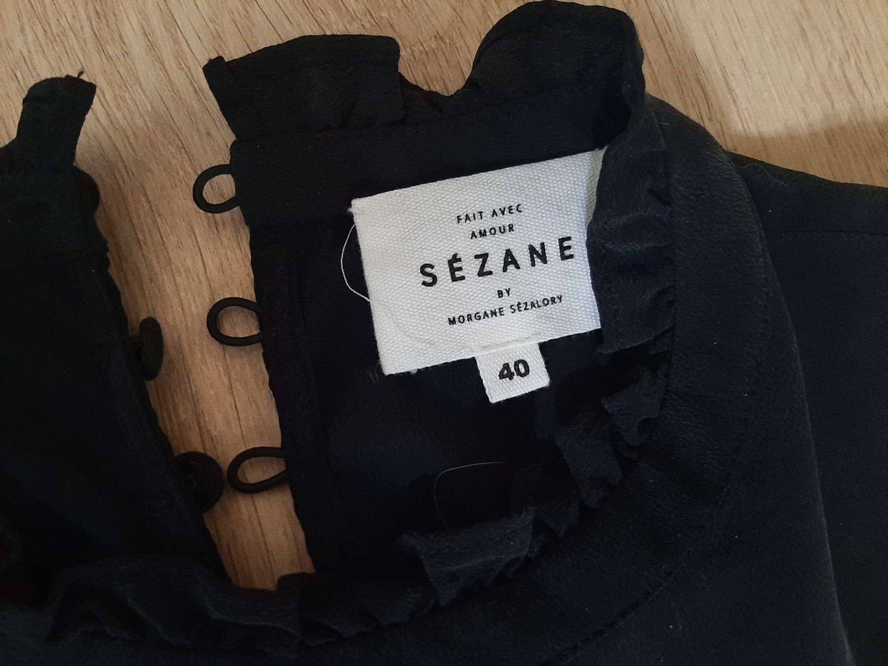 Sezane Vestiti: Classic black dress SÉZANE, S/M – Usato da Fribourg venduto da metalhands 4