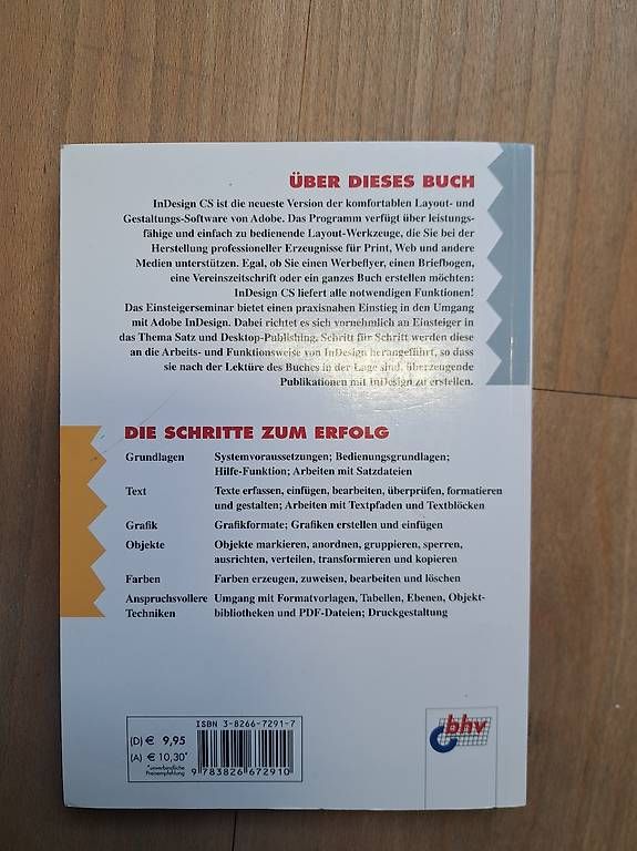 Livres: InDesign CS – D'occasion à Uhwiesen par Marthalen02 1