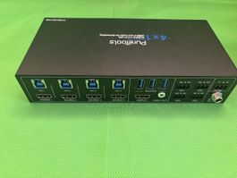 PureTools KVM Switcher PT-SW-HD41USB 4K neuwertig