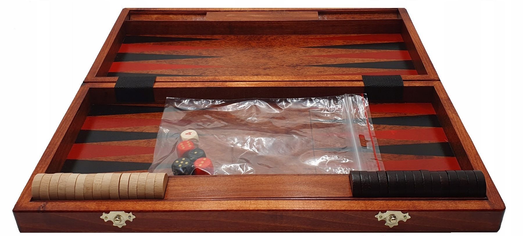 Giochi: Backgammon aus Holz Spielen – Nuovo (secondo la descrizione) da Buchs Zh venduto da bar_7kk7 1