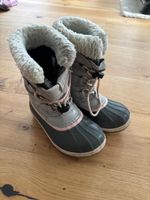 Sorel Winterstiefel grau rosa Grösse 32 guter Zustand