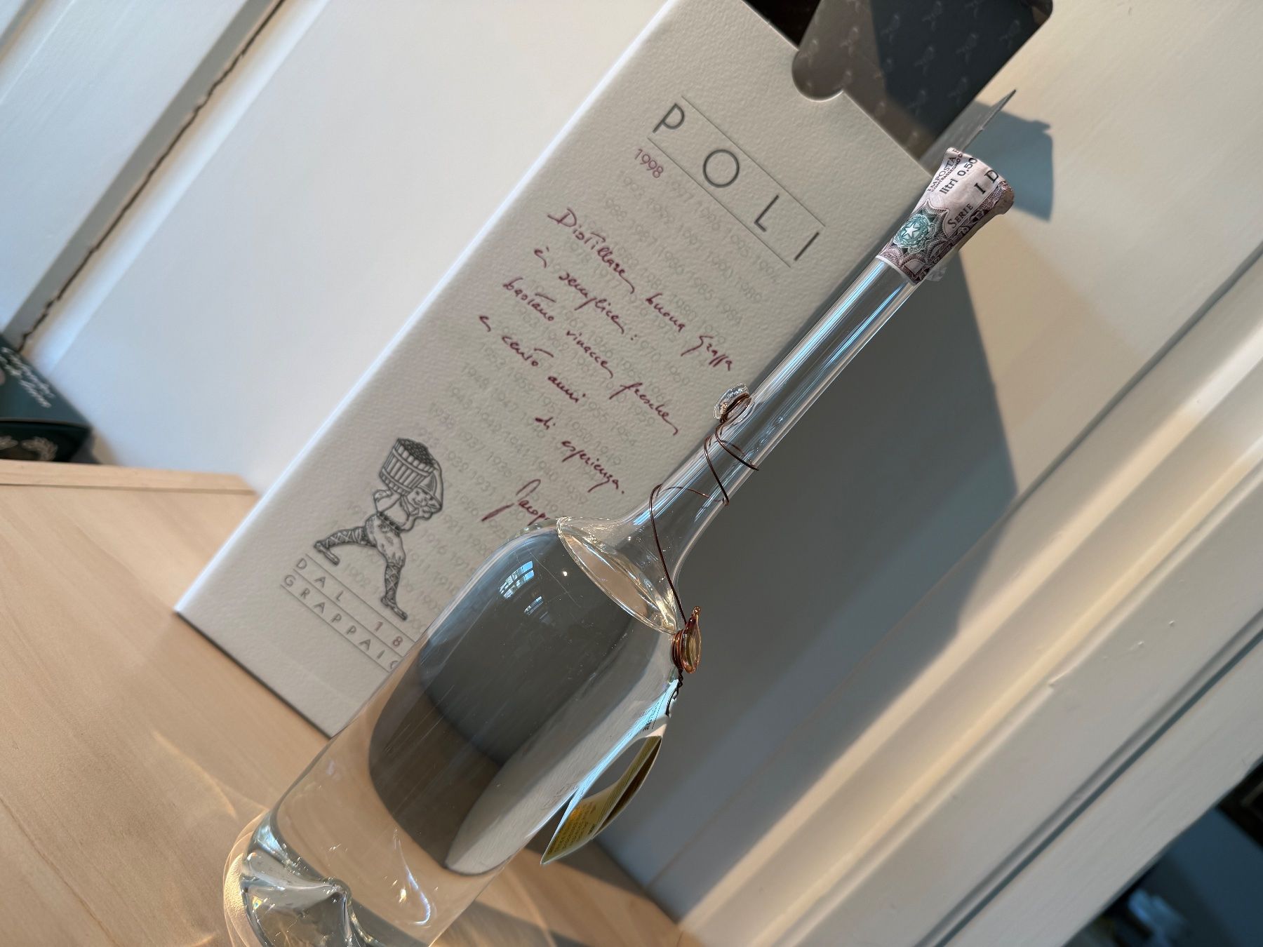 Bevande alcoliche: Poli Torcolato Grappa 1998 mit Geschenkverpackung 50cl – Nuovo e nell'imballaggio originale da Wöschnau venduto da Vinsale 9