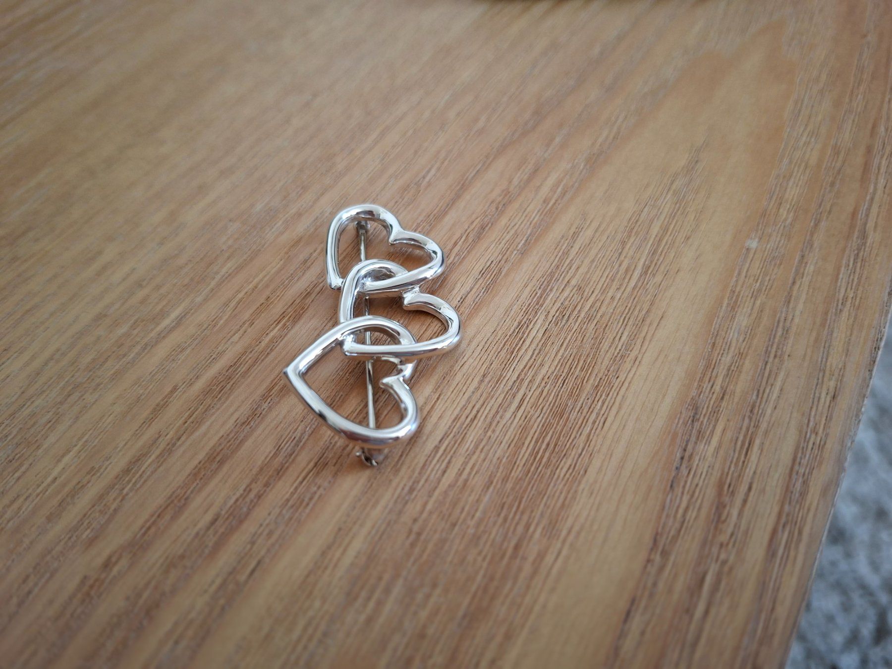 Tiffany & Co. Spille & Fermagli: TIFFANY&CO,Triple Heart Brosche/Brooch!! – Usato da Goldach venduto da mamakotzi 9