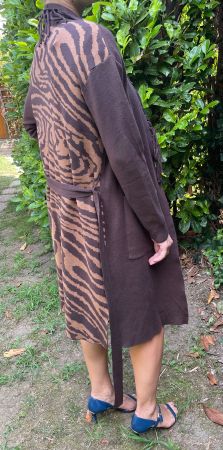 Cardigan donna elegante stampa zebrata taglia 38/40,nuov