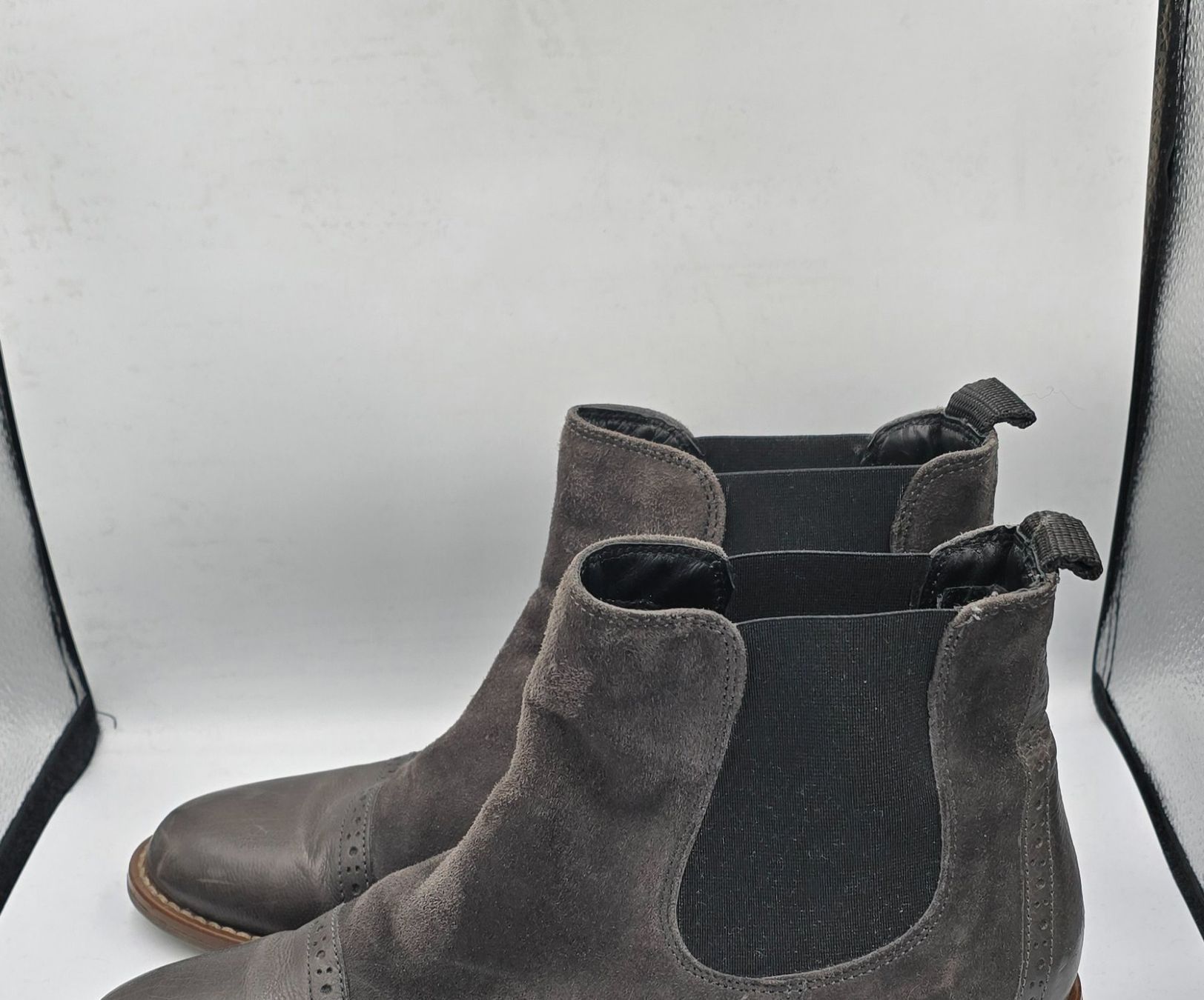 Scarpe da donna: stiefelette / bottine in schlammgrau grösse 39 – Usato da Linden venduto da Rsushi 1