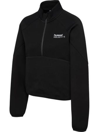 Hummel Hmltech Fleece Women Boxy Half Zip - black (Gröss...