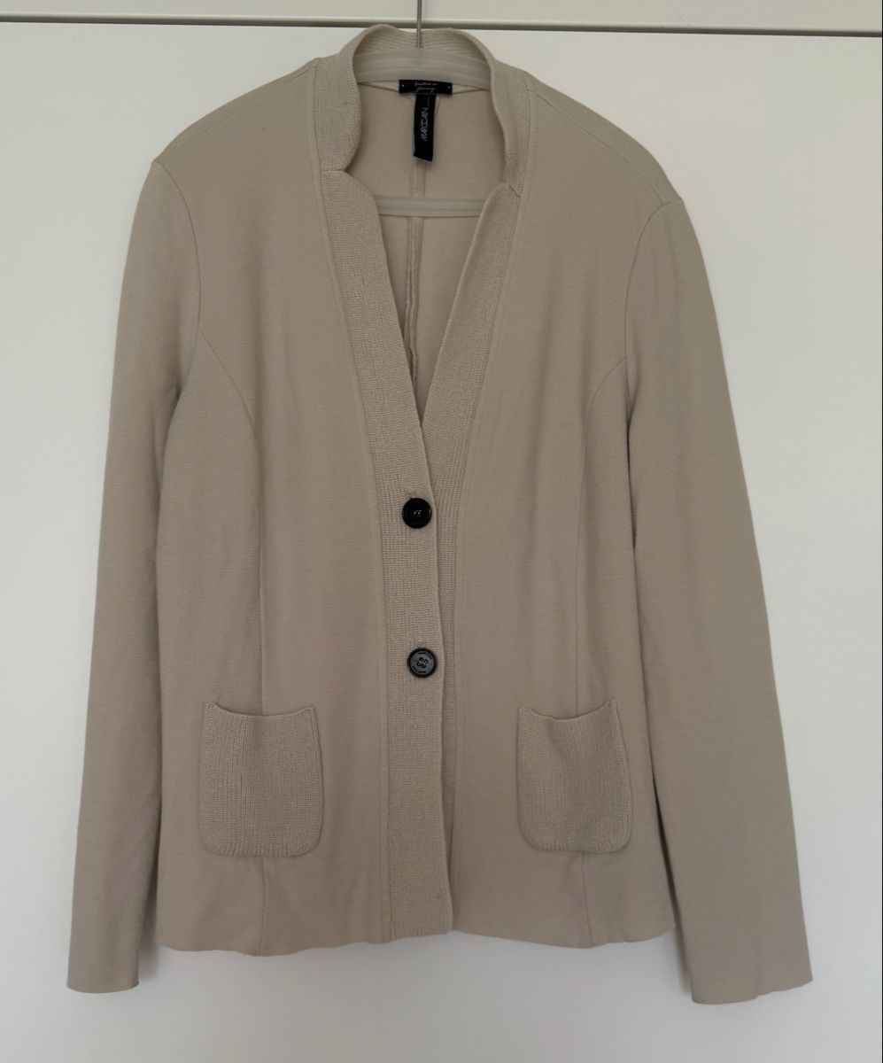 Marc Cain Giacche: Strick-Blazer von Marccain, beige, Gr. 40 – Nuovo (secondo la descrizione) da Liestal venduto da userin1000 3
