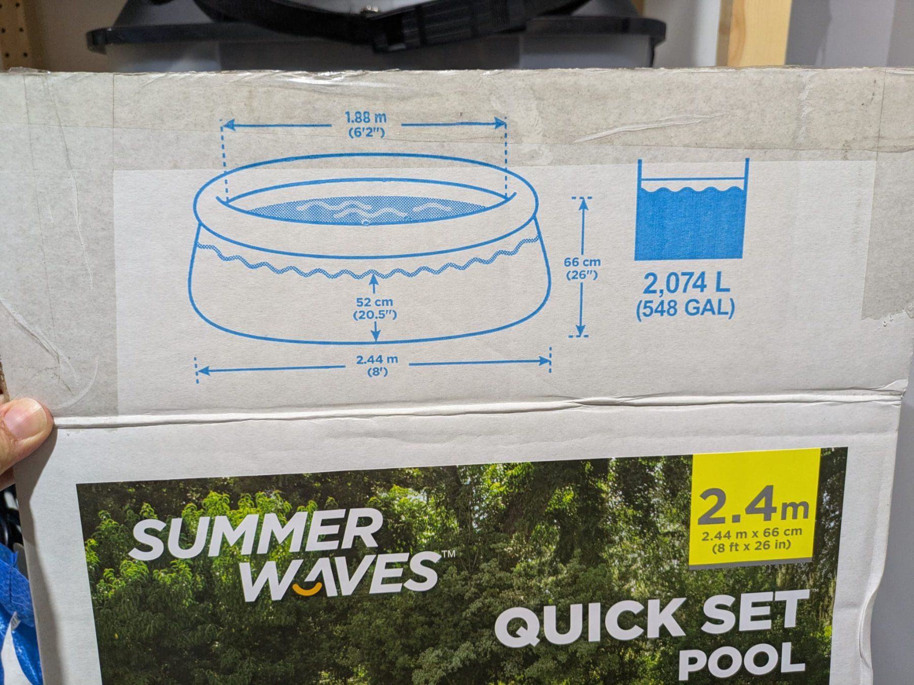 Piscine: Polygroup Summer Waves (Quick Set Pool) – Usato da Immensee venduto da salesolino 4
