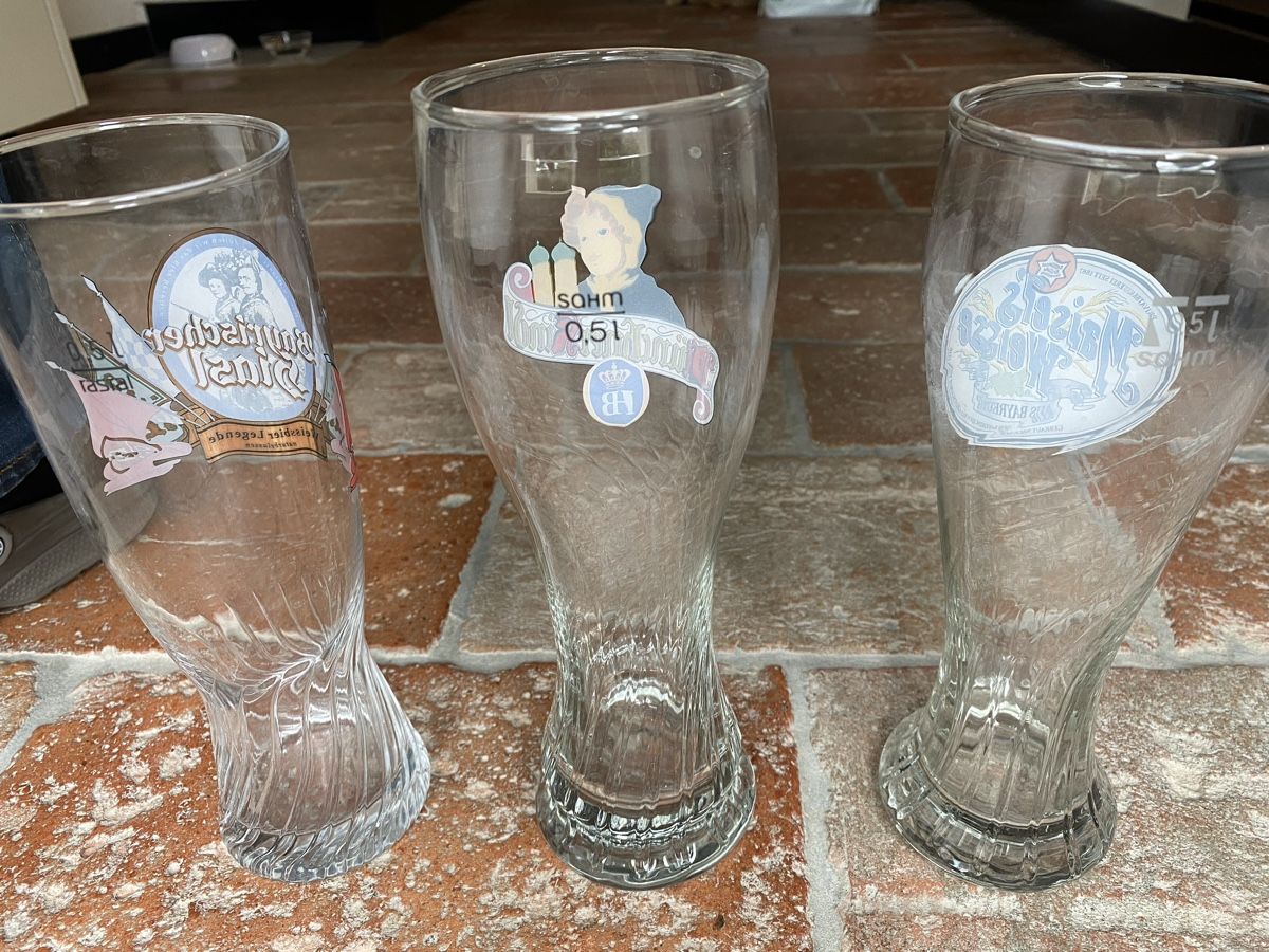 Gläser: 3 Biergläser 0.5l geeicht – Neu (gemäss Beschreibung) aus Büren an der Aare von simsand 1