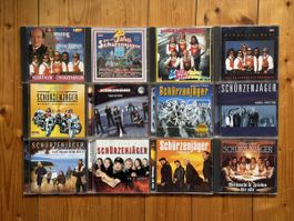 12 CDs Zillertaler Schürzenjäger, guter Zustand