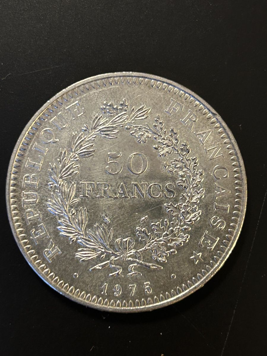 Alle Münzen: 50 Franc Hercule 1975 – Gebraucht aus Genève von Mar0007