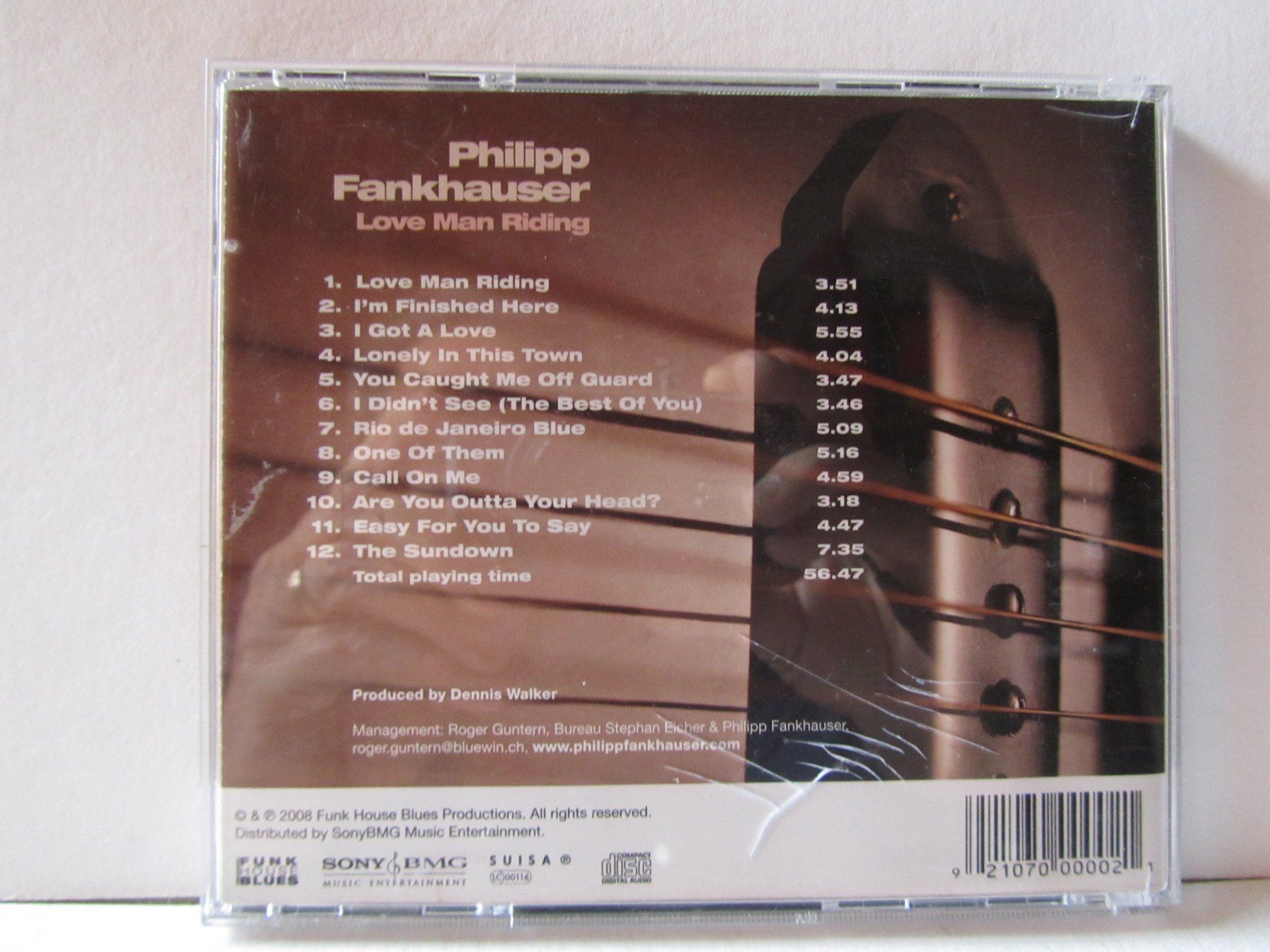 CD: Philipp Fankhauser, CD, love man riding – Usato da Weiningen ZH venduto da dietsch57 1