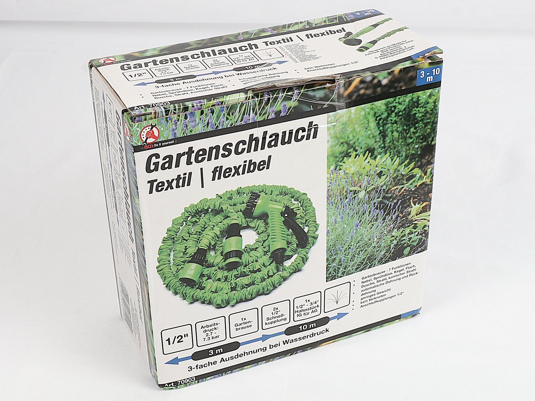 Rohre & Schläuche: Gartenschlauch Textil/flexibel – Neu (gemäss Beschreibung) aus Steinen von Restwert_Steinen 7