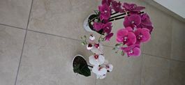 2 Stck künstliche Orchideen