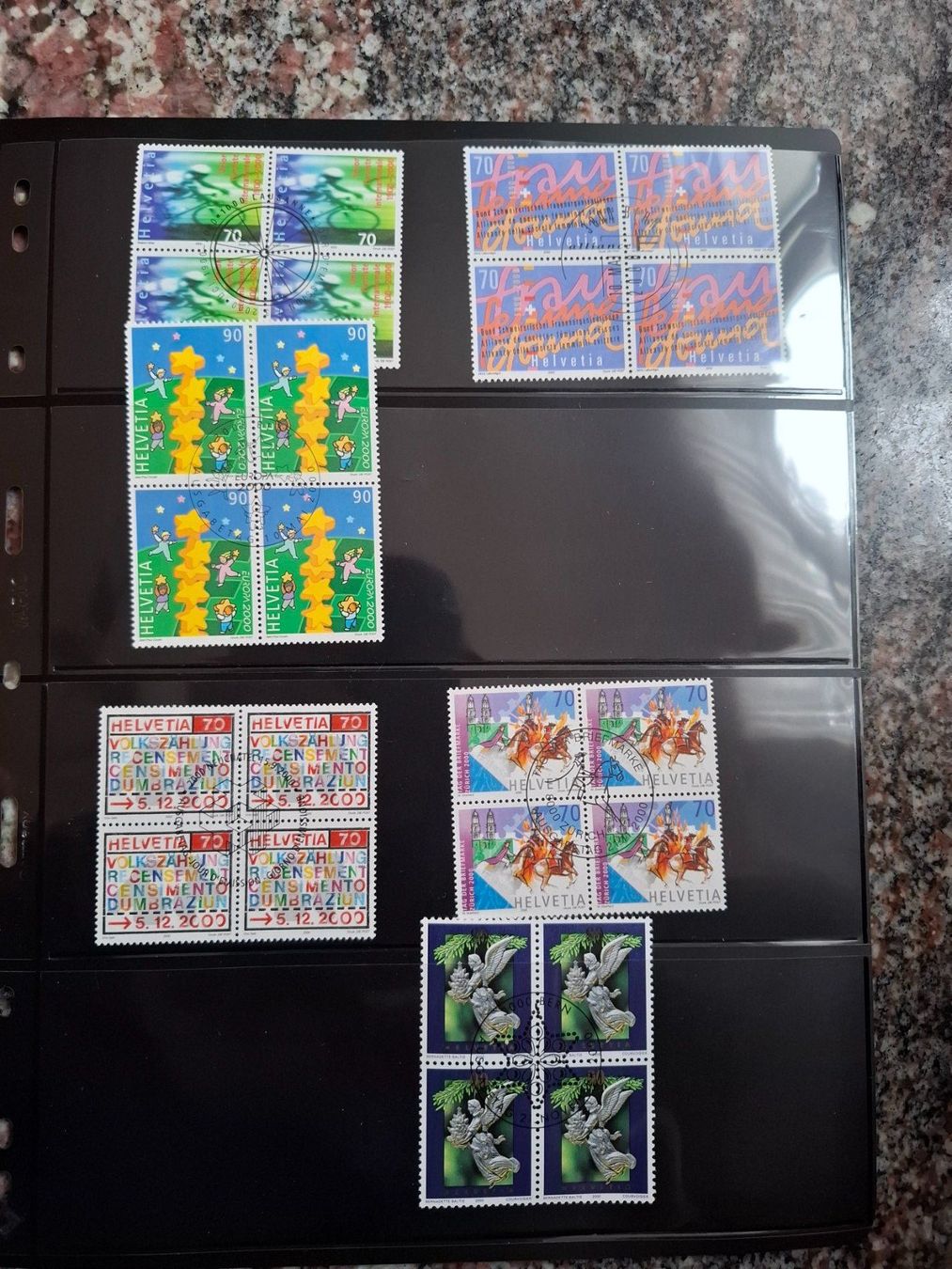 Tutti i francobolli: Briefmarken 4er Block 2000 gestempelt – Usato da Marthalen venduto da Loewe59