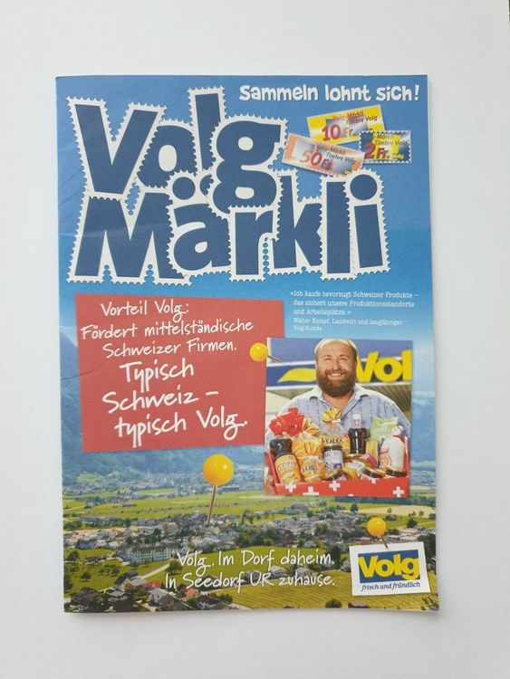 Volg Sammelmarken & -punkte: VOLG  MÄRKLI  1 VOLLES HEFT   1000  MÄRKLIPUNKTE  EINGEKLEBT – Neu (gemäss Beschreibung) aus Ermatingen von Monaco1215 1