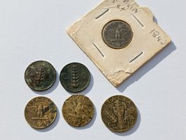 Vittorio Emanuele Münzen 5,10 ct. 1921,27,1939,1940,41,42
