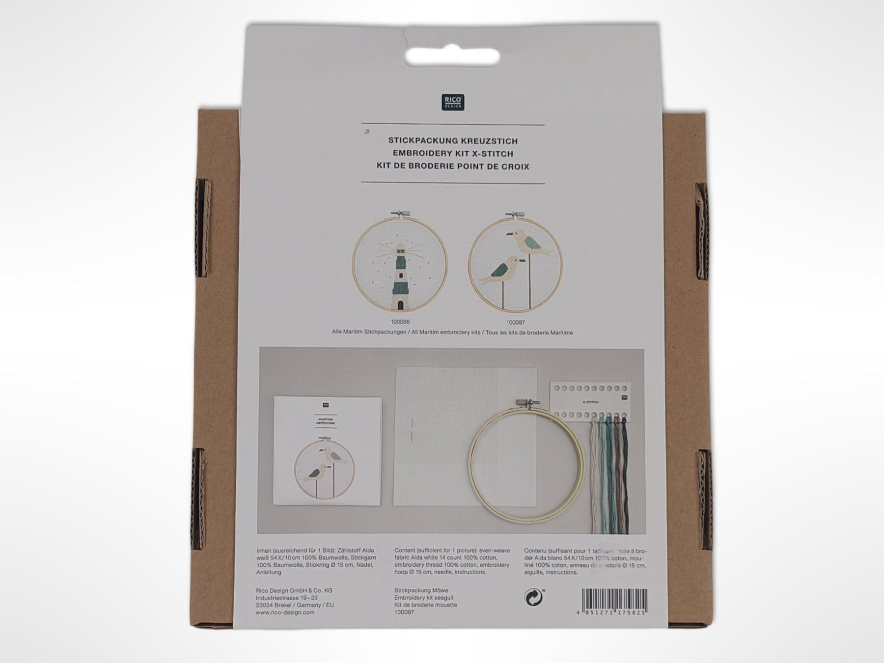 Stickrahmen: RICO DESIGN Stickpackung Kreuzstich Möwe – Neu (gemäss Beschreibung) aus Suhr von Restwert_Suhr 3