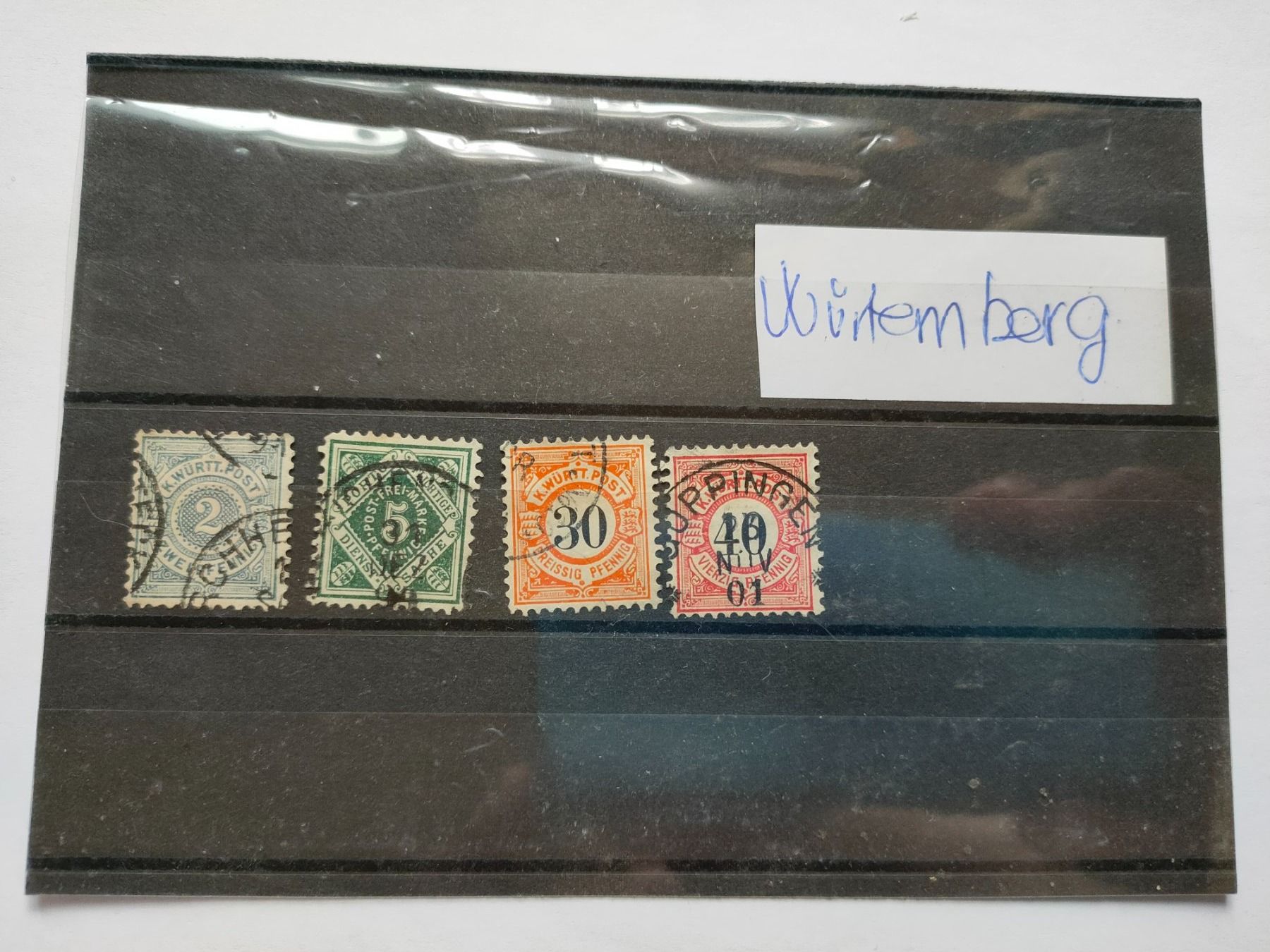 Tutti i francobolli: Briefmarken Lot Württemberg Alt – Usato da Bronschhofen venduto da happynews2018