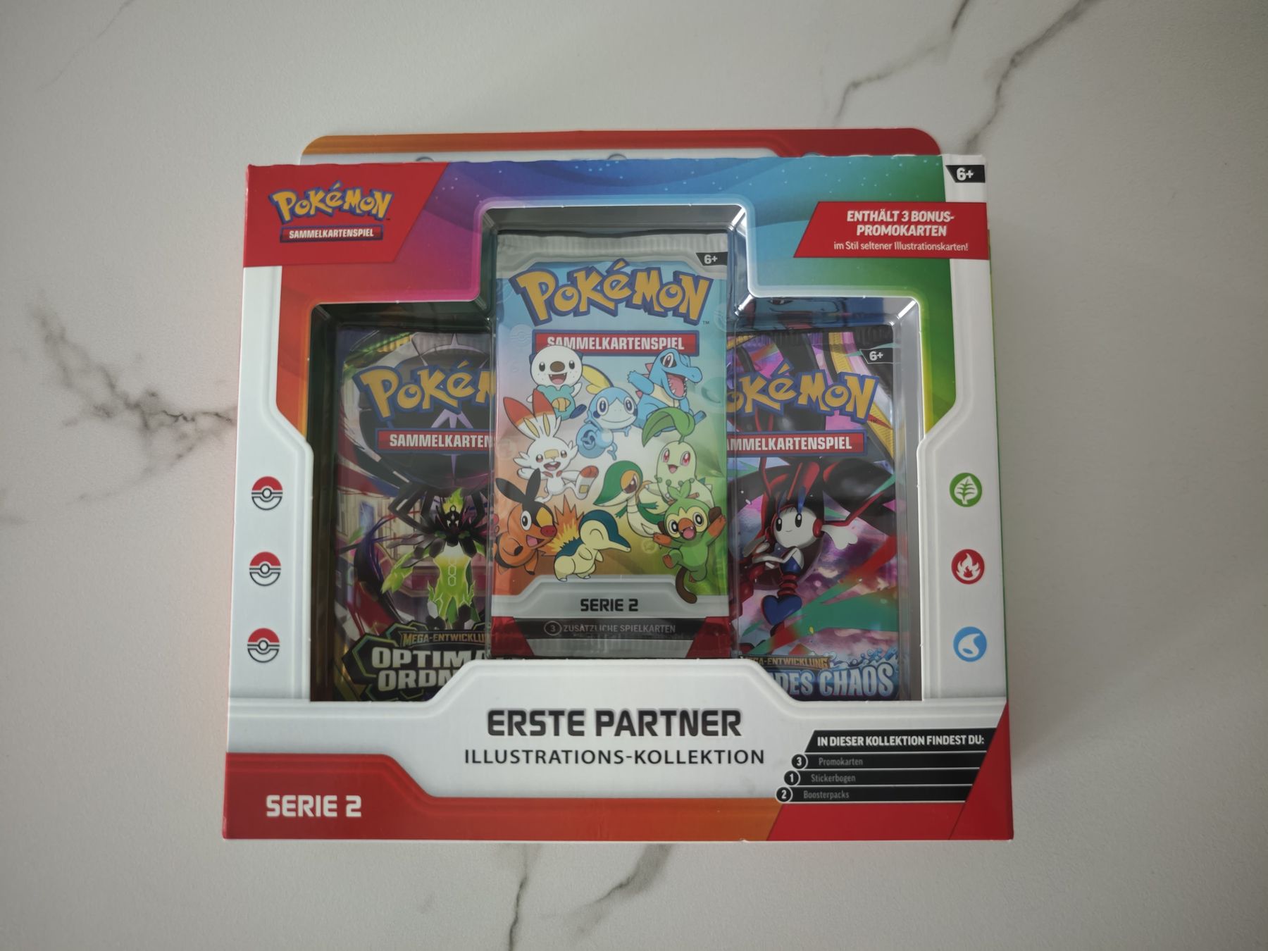 Pokémon Carte collezionabili: Pokémon Erste Partner Illustrations-Kollektion Serie 2 – Nuovo e nell'imballaggio originale da Zürich venduto da TrueTrade