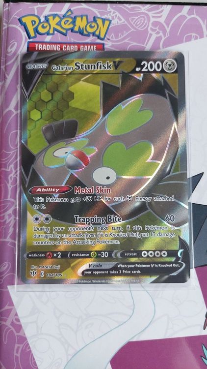 Pokémon Galarian Stunkfisk 184/189 (Neu (gemäss Beschreibung)) in für ...