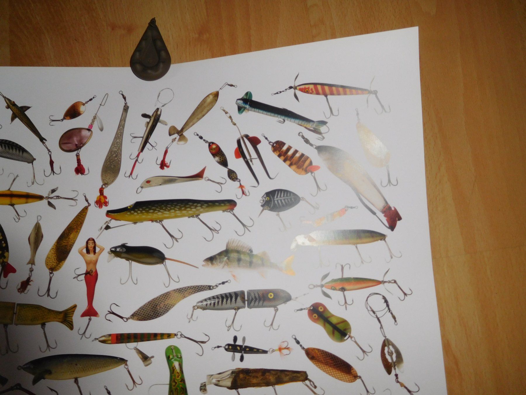 Esche: Wobbler Poster – Nuovo (secondo la descrizione) da Wallbach venduto da Pitralon1 2