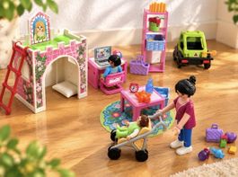 Playmobil Set Kinderzimmer Zubehör Figuren guter Zustand