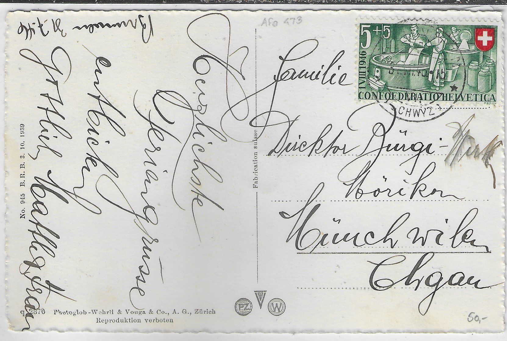 Cartoline postali: Der Bristenstock vom Rütli aus – Usato da Ettingen venduto da Kartenplanet 1