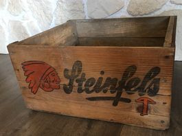 ALTE ANTIKE KISTE HOLZKISTE STEINFELS SEIFENKISTE