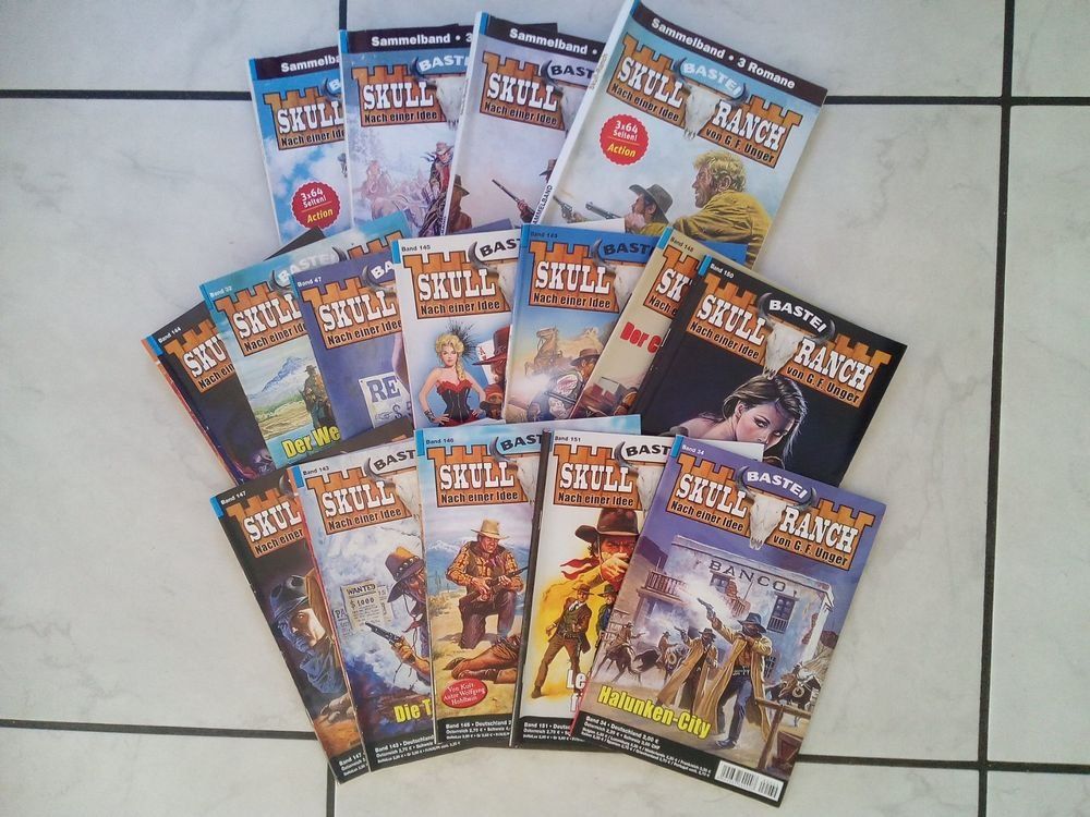Livres: Western-Romane, Skull Ranch & Captain Concho – D'occasion à Igis par lebi