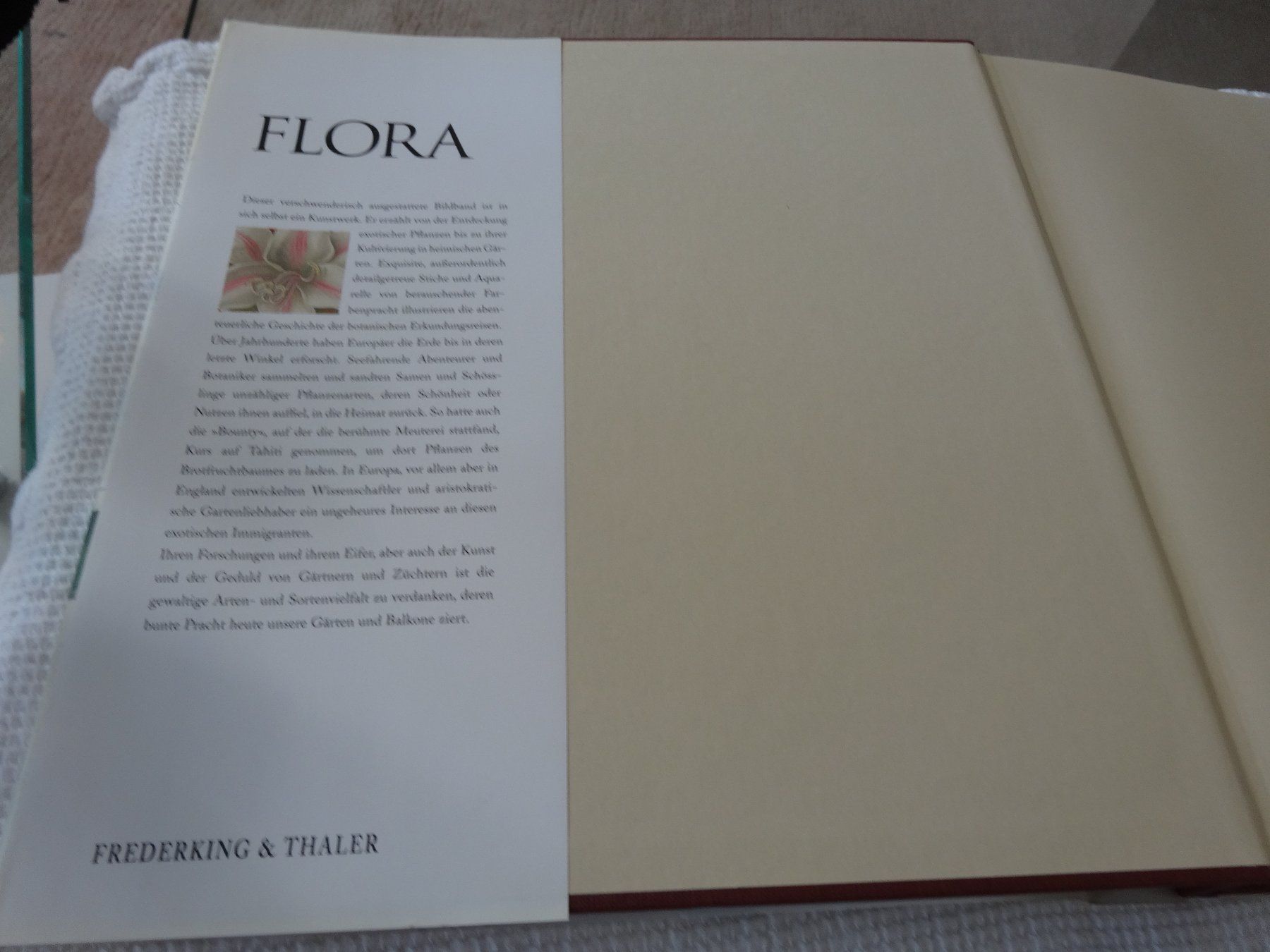 Libri: Flora  Der Duft der Ferne Brent Elliott – Usato da Neerach venduto da jenny062 1