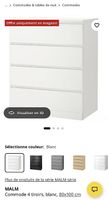 Commode 4 tiroirs IKEA malm