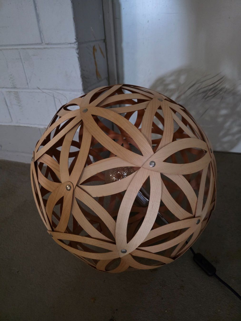 Lampadari & plafoniere: Blume des Lebens Holz Decken Lampe Leuchte – Usato da Walterswil BE venduto da Lonitti 3