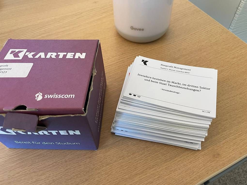 Libri: K-Karten - Non-Profit-Organisation – Usato da Münchenstein venduto da ThomasEglin