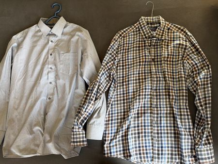 2X   CASA MODA    HEMD  GR  .  41  /  42