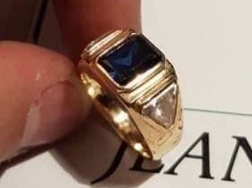 Anelli: Ring in Gelbgold mit Kristall – Nuovo (secondo la descrizione) da Unterägeri venduto da Altgoldschmuck 5