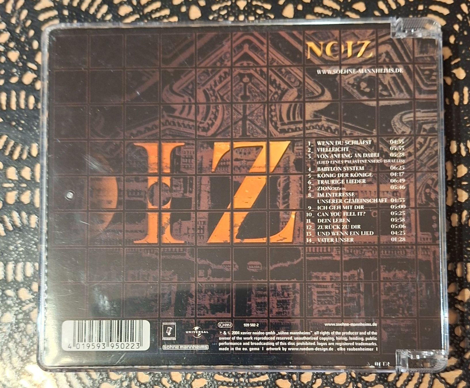 CD: Söhne Mannheims - Noiz, DE Pop CD Album 2004 – Usato da Schönenberg TG venduto da Gregolino76 1