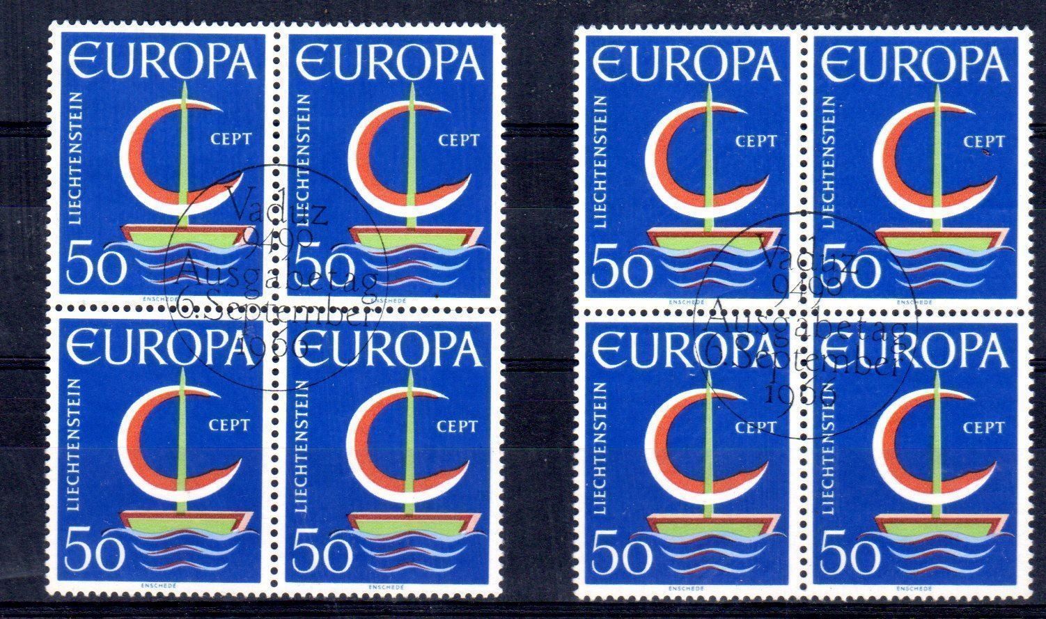 Alle Briefmarken: FL 1966 Abart Nr. 404I im VB ET-o – Neu (gemäss Beschreibung) aus Remetschwil von Hofiii