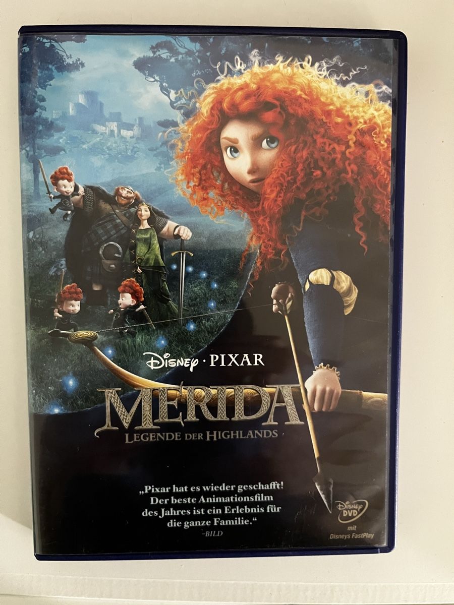 Tutti i DVDs: DVD Merida Legende der Highlands Disney Pixar – Usato da Uster venduto da Kannabie