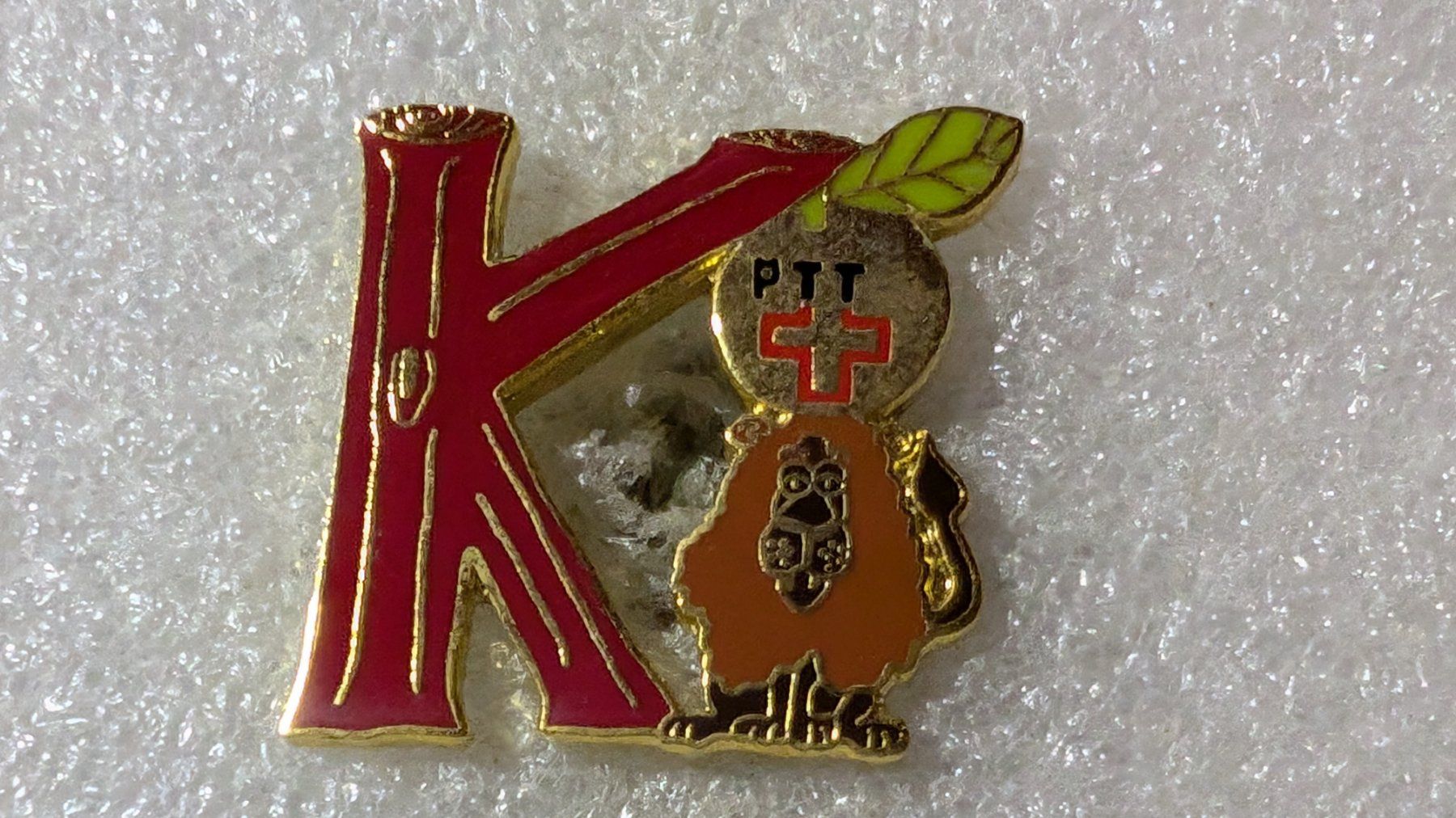 Placchette & Badge: Ansteckpin 213: PTT – Usato da Oppligen venduto da Pin-Fall-Shop