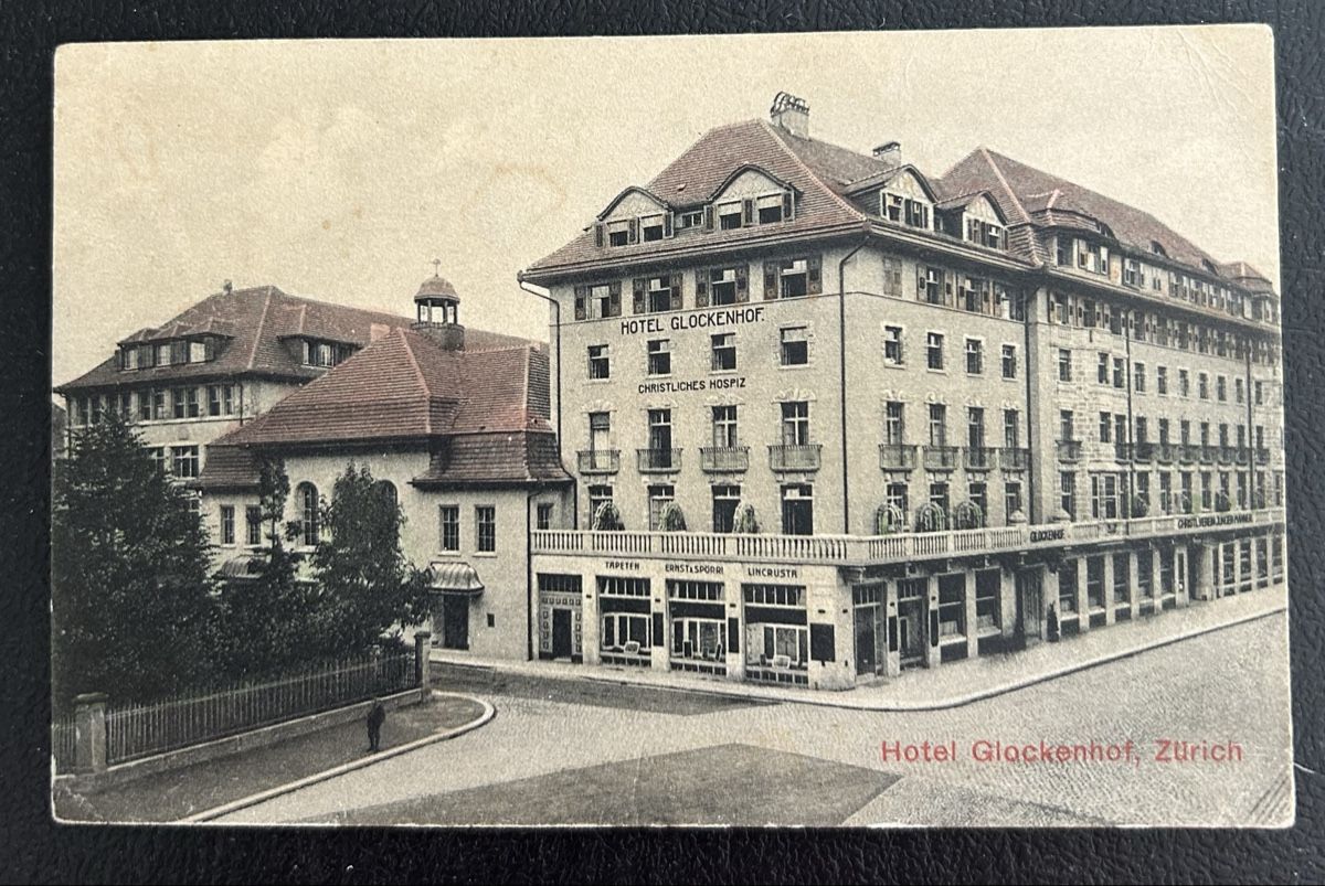 Cartoline postali: Zürich Hotel Glockenhof  – Usato da Horw venduto da Tellbub