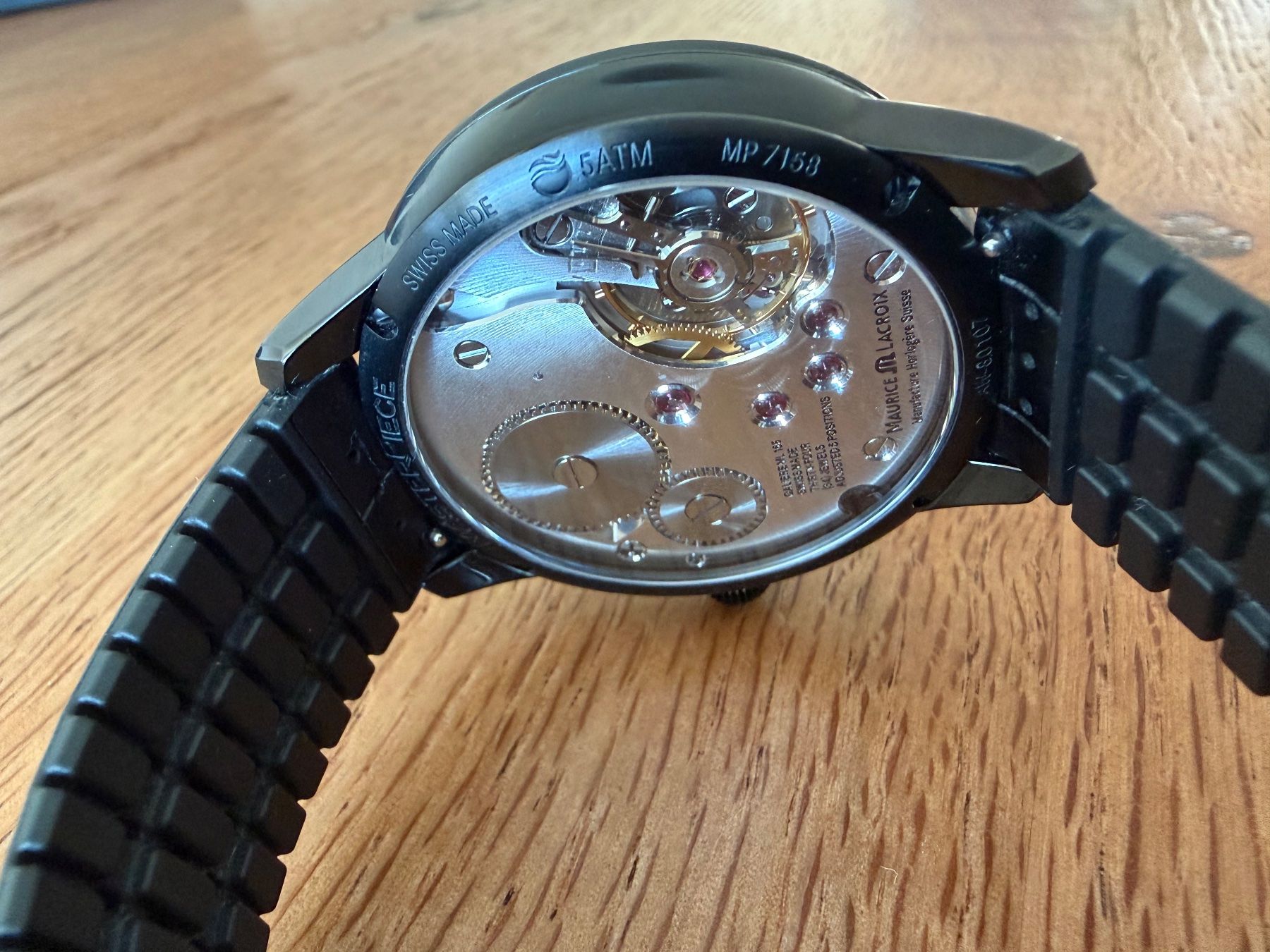 Maurice Lacroix Orologi: Maurice Lacroix Masterpiece Square Wheel – Nuovo (secondo la descrizione) da Winterthur venduto da florianbernet 5